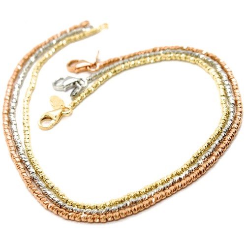 Bracciale oro giallo rosa - giallo, o