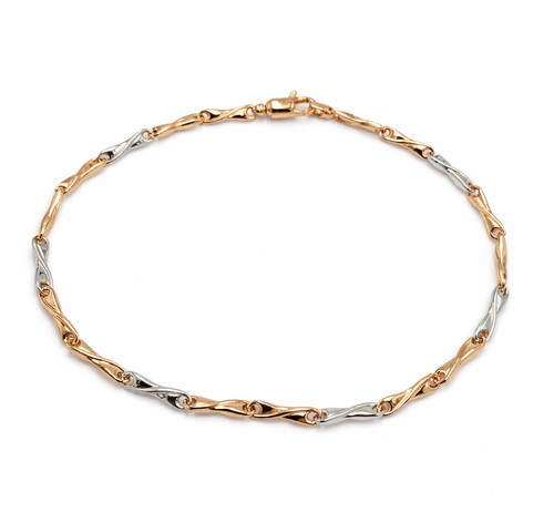 Bracciale argento 925 oro uomo - bracciale,