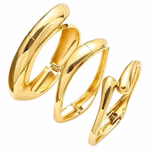 Bracciale oro grosso - , donna