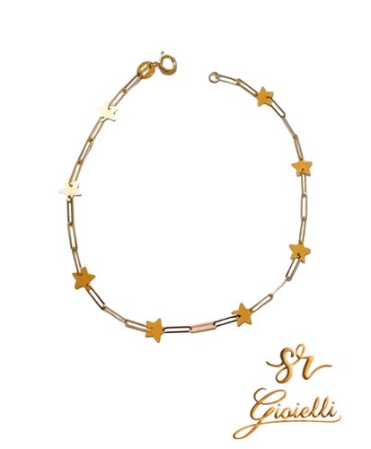 Bracciale fantasia oro - in,
