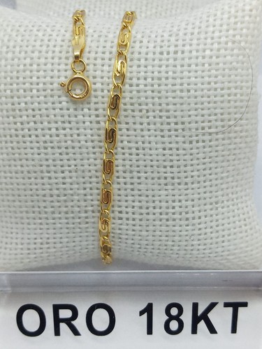Bracciale oro giallo 750 18 - bracciale,
