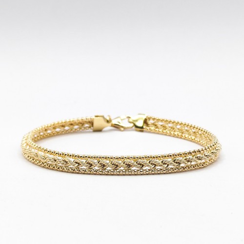 Bracciale oro punzonato - oro, 18