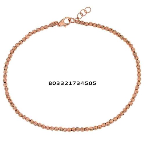 Bracciale oro rosa kt - 18,