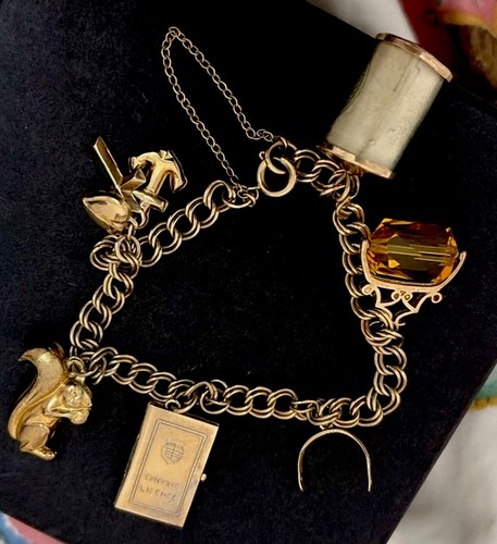Bracciale vintage oro - bracciale, giallo