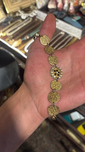 Bracciale ottone fatto mano - ottone,