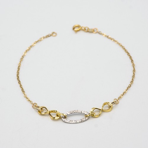 Bracciale oro giallo e - bracciale,