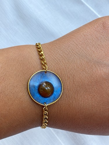 18k gold plated stainless - gold,