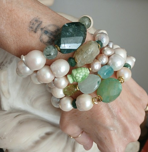 Bracciali perle barocche - bracciali,