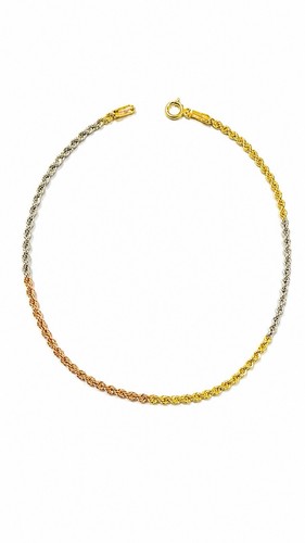 Bracciale funetta oro kt - funetta, in
