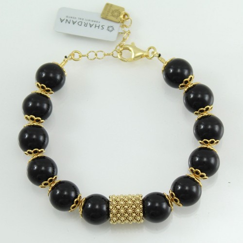 Bracciale sardo coccu onice - bracciale,
