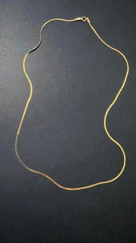 Collana snake piattina - 50cm, in