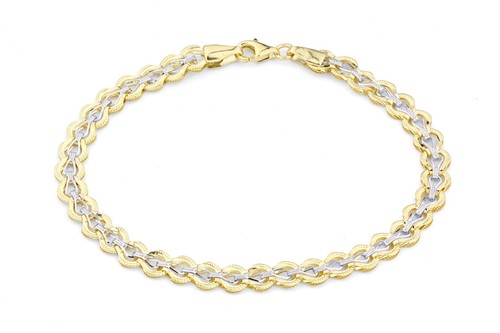 Bracciale oro giallo e - bracciale, in