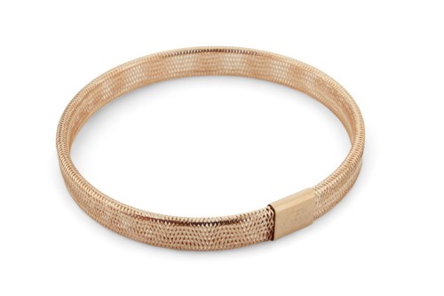 Bracciale elastico oro rosa - elastico,